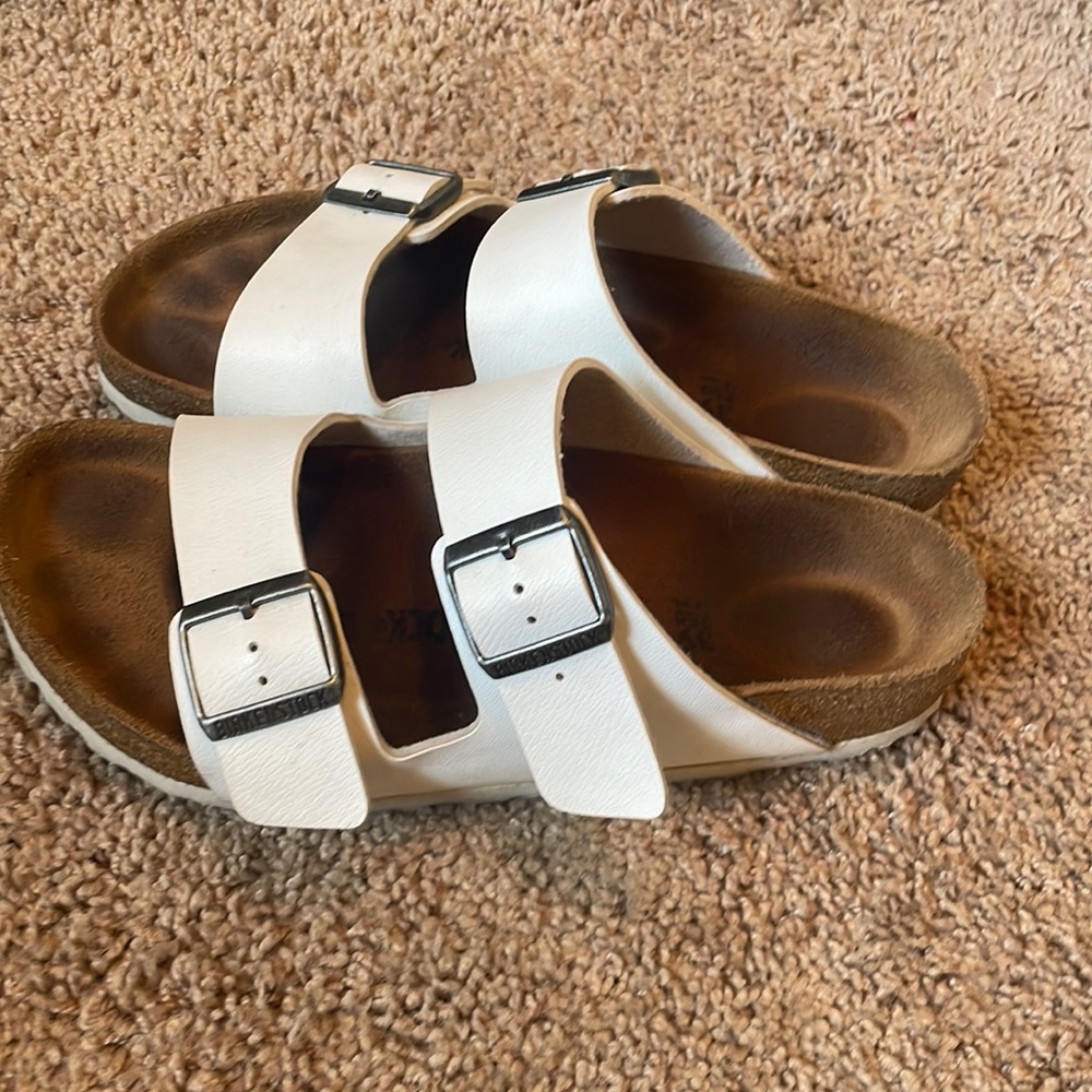 White Birkenstocks